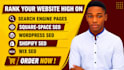 do onpage seo for wordpress shopify wix squarespace website