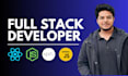 be your full stack web developer with react nextjs nodejs and supabase