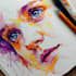 paint a unique watercolor portrait