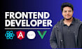 be front end web developer convert figma to react nextjs vuejs gsap