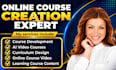 create online course content, ai video course creation and elearning video