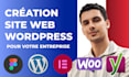 service création de site web internet wordpress, conception et refonte elementor