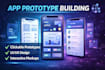 create a clickable mobile app prototype for your app idea