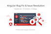 fix angular typescript errors and frontend issues