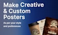 design creative and custom poster designs