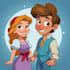 make cartoon disney couple portrait