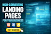 a fast, responsive landing page with html, css and javascript