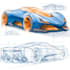 design a car from sketches into 3d modelling