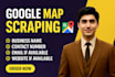 scrape google maps data business leads