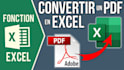 convert PDF files into excel files