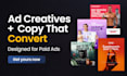 design high converting ad creatives with engaging ad copy