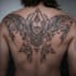 design small tribal tattoo with elegant pattern