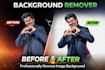 do high quality image background removal