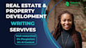 write real estate and property development content
