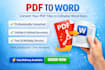 convert PDF to editable word document manually