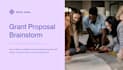 write business plan, grant proposal and funding pitch