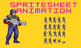 create 2d pixel art spritesheet character animation, rpg video game sprites