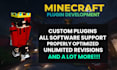 create custom minecraft plugins