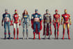 create marvel superhero comic logo intro