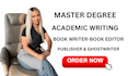 do editing, ghostwriting, academic writing, research writing, academic editing