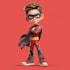 illustrate superhero character art