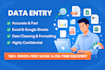 do data entry, mis report and google forms management