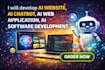 develop ai website, ai chatbot, ai web application, ai software development