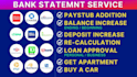 reconcile bank statement PDF to editable format
