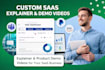create saas explainer video, demo video for saas product