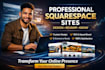 design, develop, redesign squarespace website optimize squarespace website