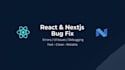 fix react and nextjs bugs errors and UI issues fast