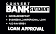 reconcile bank statement PDF to editable format