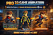 rig and animate smooth 2d game characters in spine pro