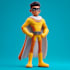 make super hero character design for you