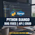 fix django bugs and backend errors