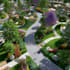 design beach landscape and lawn care logo