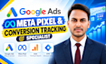 setup full ga4 ecommerce tracking, google ads conversion tracking by GTM
