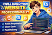 create responsive web sites, frontend and backend