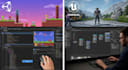 develop 2d and 3d game in unity and unreal engine