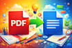 convert PDF to editable word and clean formatting