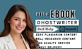 ghostwrite short self help ebooks for first time authors