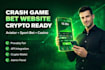 develop crypto bet website, crash game aviator, sport bet website, solana game