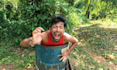 wish happy birthday with funny drum