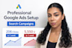 create and optimize google ads search campaigns