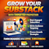 organically increase website traffic, substack subscriber, author book promotion