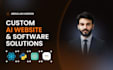 build ai powered website, intelligent website, ai software