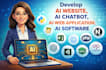 develop ai website, ai chatbot, ai web application, ai software developer