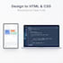 convert your design to responsive HTML and CSS