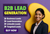 b2b lead generation, email list building, direct numbers