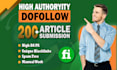 rank your website with powerful article submission backlinks